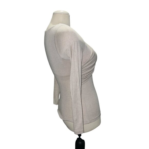 OGL Long Sleeve  Wool Blend Crew Neck Fitted CasualBlouse with Padding Sz Large - Picture 5 of 9